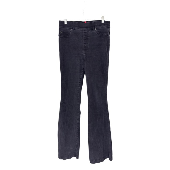 SPANX Denim - Spanx Flare Denim Jeans Clean Black Pull On Stretch Denim Basic Large Tall
